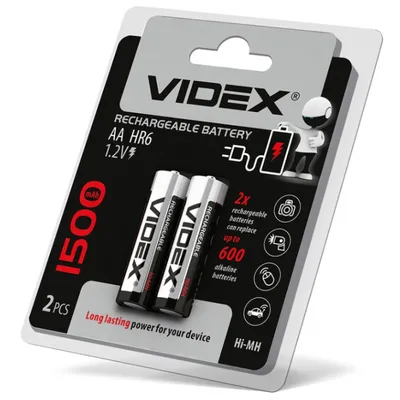Акумулятор AA HR6 (пальчик) 1,2V  1500 mAh 9003 Videx