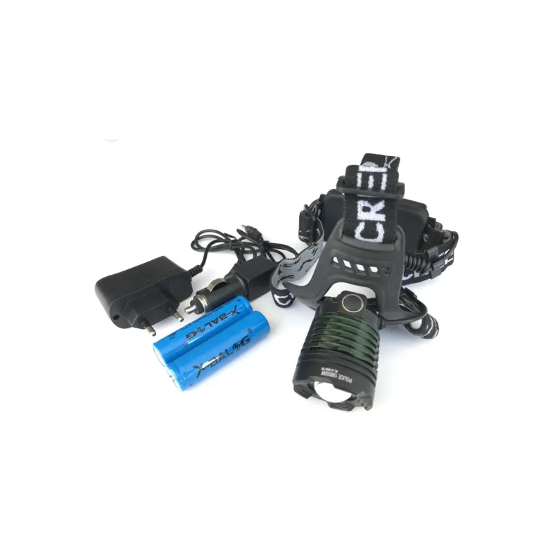 Ліхтар налобний BL-2188-T6 зарядка USB, 2*18650 6047 