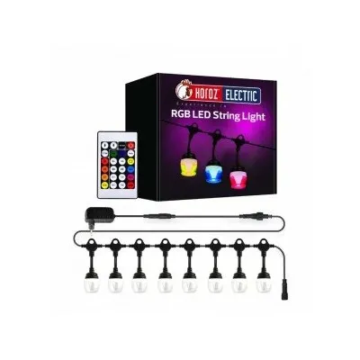 Нитка вулична PARADISE RGB 24 лампи по 0,5 Вт 18 метрів 2841 Horoz