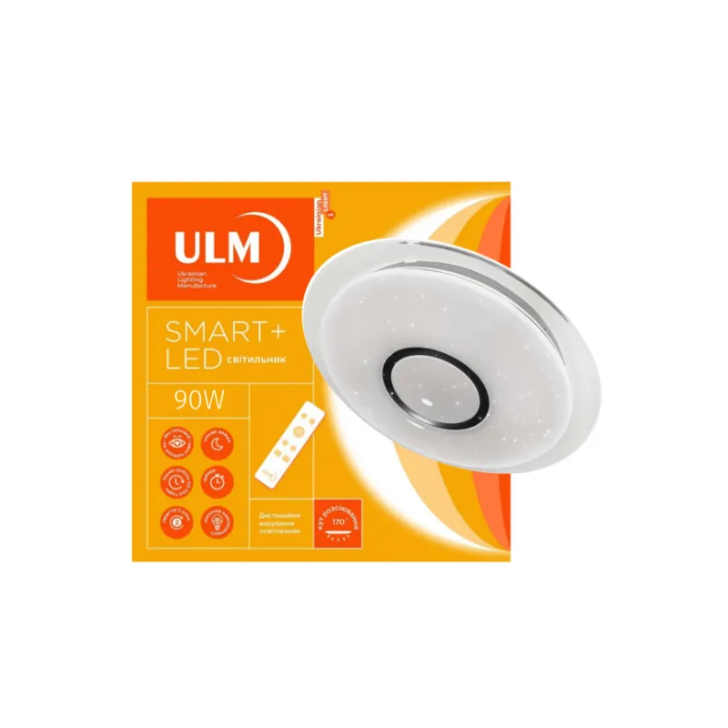 Світильник накладний ULMS SMART R05-S-450-90-Z/P3 90 Вт, 7200 Лм, 57 см 8163 ULM 
