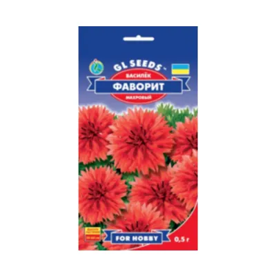 Волошка  Фаворит червона  0,5 г 95144 GL SEEDS
