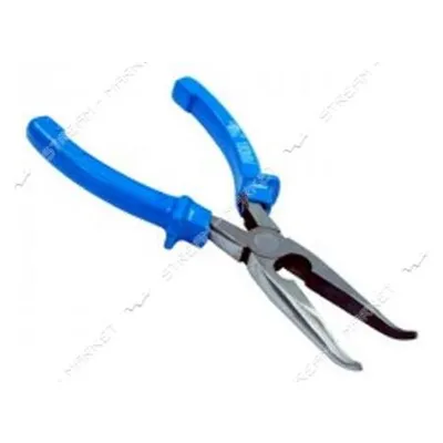 Довгогубці загнуті  180 мм  MasterTool 22318