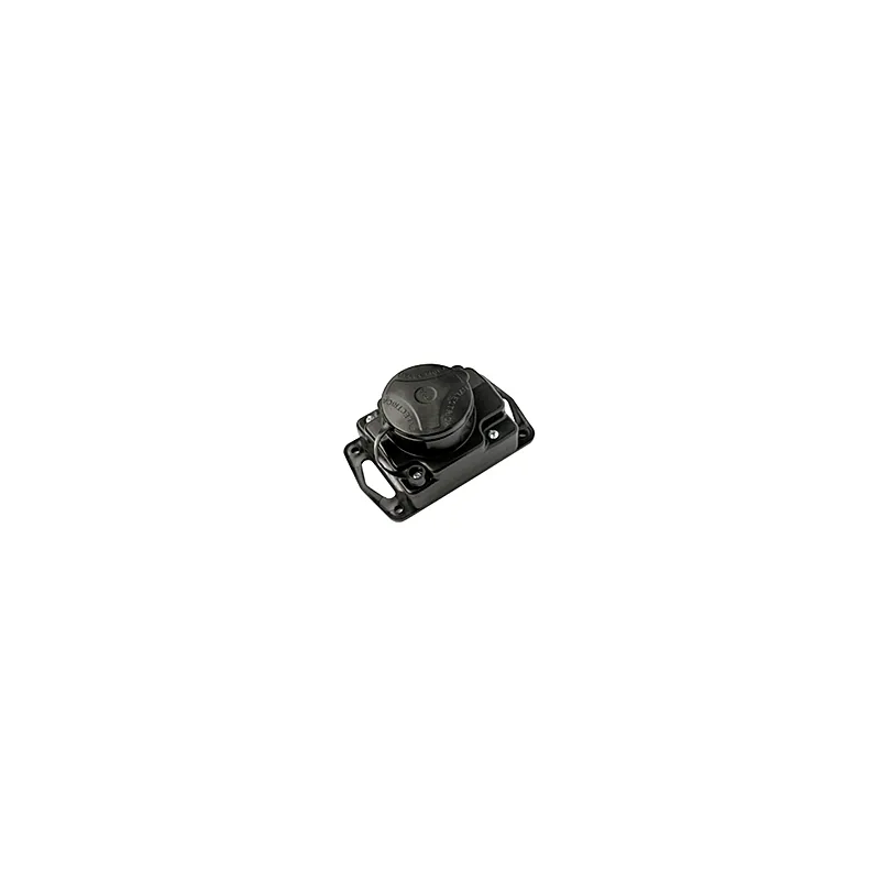 Колодка 1  гніздо с заземленням 2Р+Е, з  кришкою, каучук IP44 8822 Lezard 