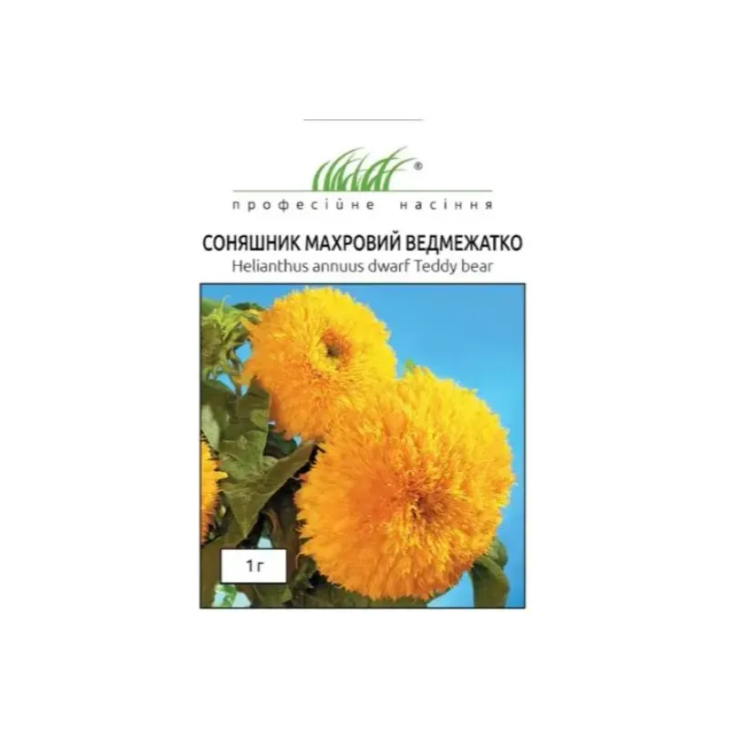 Проф насіння Соняшник махровий Ведмежатко 1г 100427 
