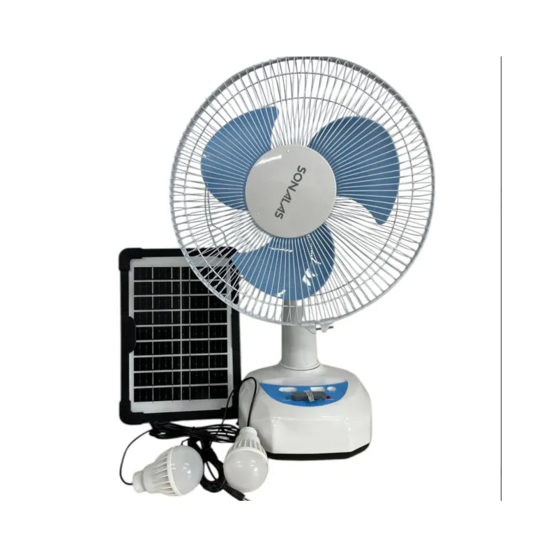 Вентилятор акумуляторний з сонячною панелю SONALAS SL-662 10134 
