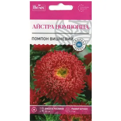 Айстра Помпон вишневий 0,3 г 1342 Велес
