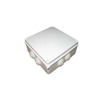 Коробка розподільча накладна  150*150*70 з гумками  IP-55 4645