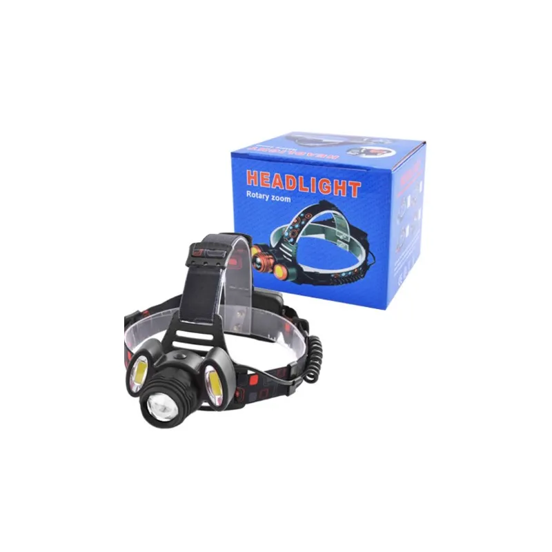 Ліхтар налобний BL-2117 2*18650, зарядка USB, 4 режими, є червоне світло 6838 