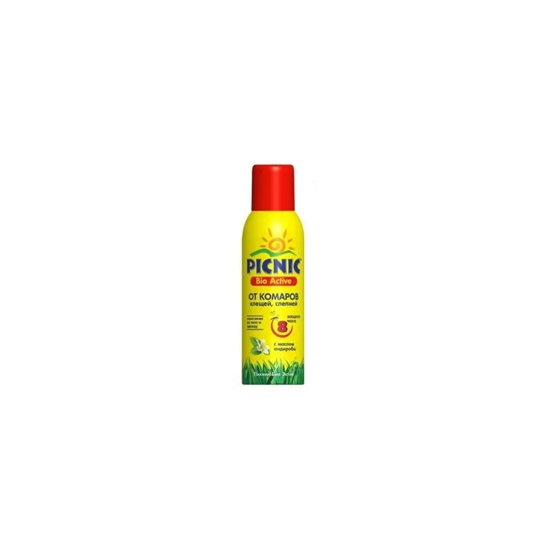 Аерозоль від  комарів Picnic Bio Active 125 мл 4062 