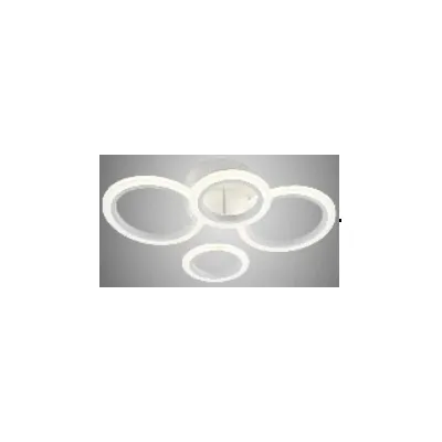Люстра світлодіодна 2+2 72 Вт чорна 803/4 Numina