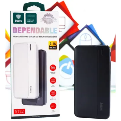 POWER BANK Повербанк Power Bank Inkax PB-01A 10000 мАг код 10161