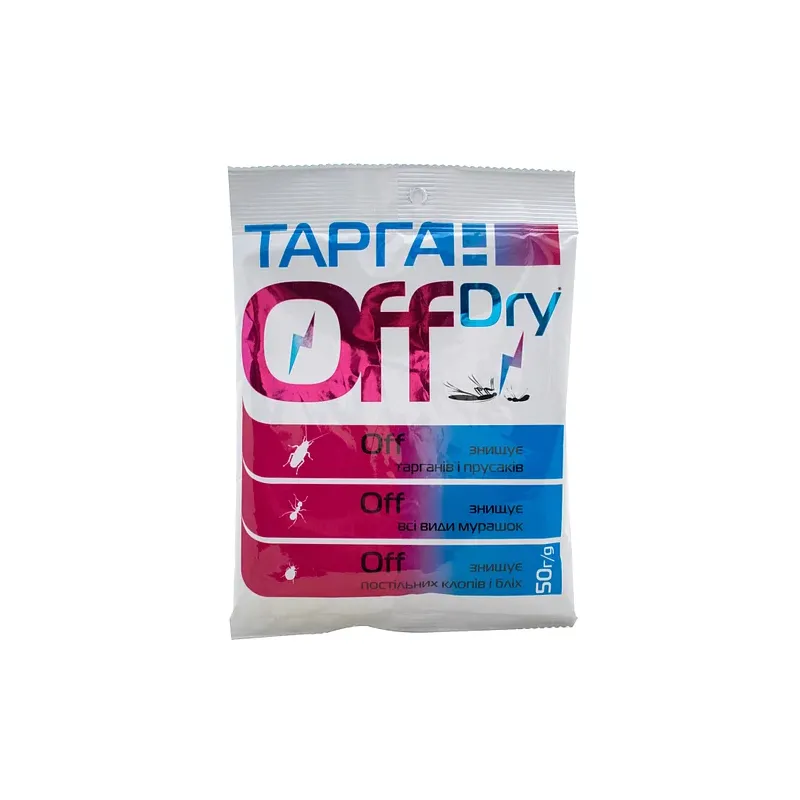 Засіб від повзаючих комах  Тарган OFF dry 50 г 1265 