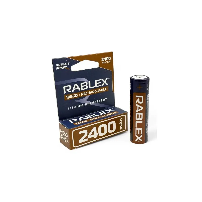 Акумулятор 18650 2400 mAh без захисту 4358 Rablex 