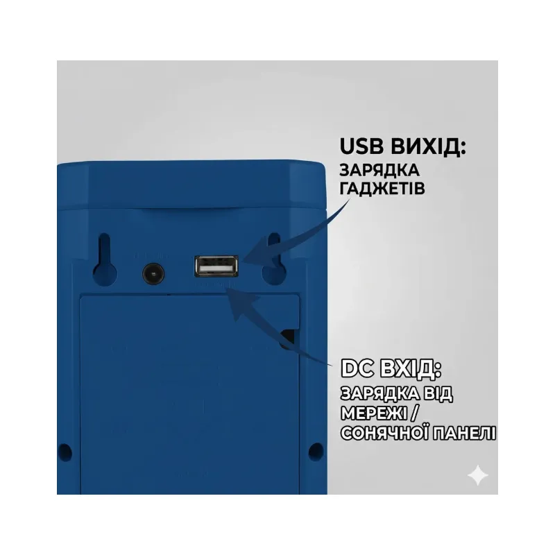 Ліхтар акумуляторний ALMINA, 24 LED, USB, до 80 годин 10187  - фото 1