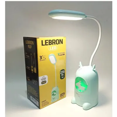 Світильник світлодіодний з акумулятором 4 Вт+ нічник RGB 15-13-58 LEBRON