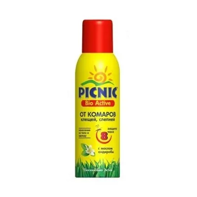 Аерозоль від  комарів Picnic Bio Active 125 мл 4062