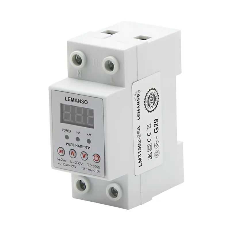 Реле напруги LM31502 - 25A  Щит 9172 Lemanso 