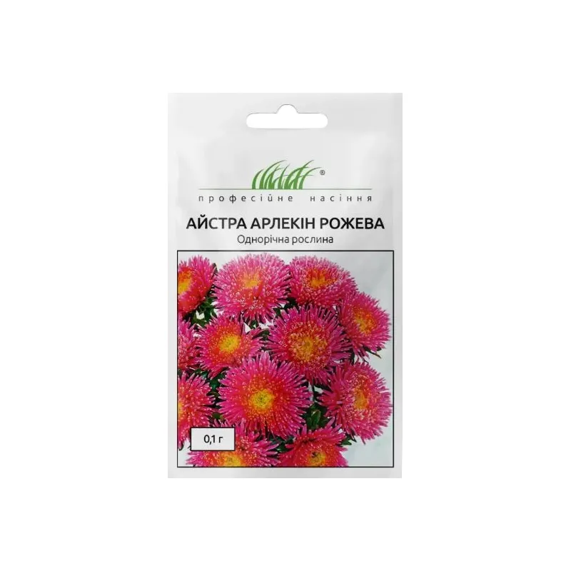Проф насіння Айстра Арлекін рожева 0,1г 00282 