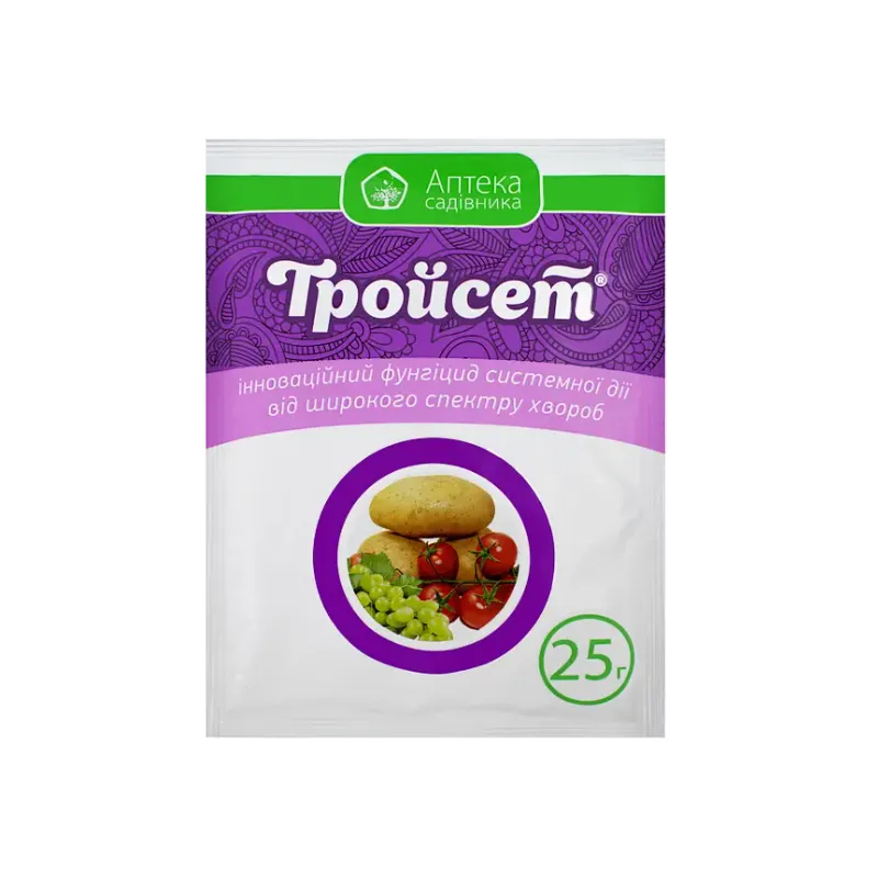 Фунгіцид Тройсет (Триафіт) 25 г 3980 Аптека садiвника  - фото 1