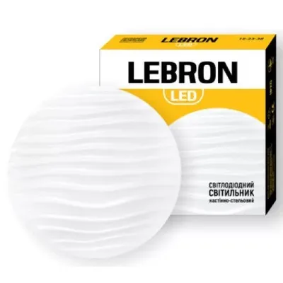 Світильник накладний 15-23-44 24 Вт, 4100К,1680 Лм, 34 см 3269 LEBRON