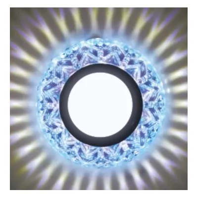 Світильник Crystal 5  MR16 з діодним підсвічуванням 3Вт блакитний 41720 Right Hausen