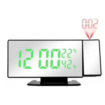 Годинник електронний DS-3718LW  з проектором 768