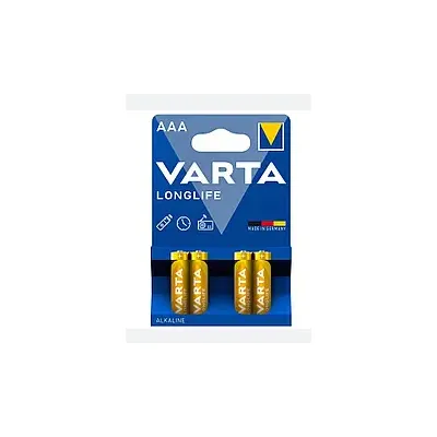 Батарейка палець (АА) лужна  Long Life жовта 2924 Varta