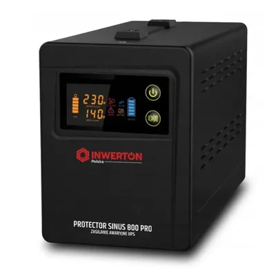 UPS Inwerton Polska 800VA 500W PROTECTOR SINUS 800PRO 12V п267