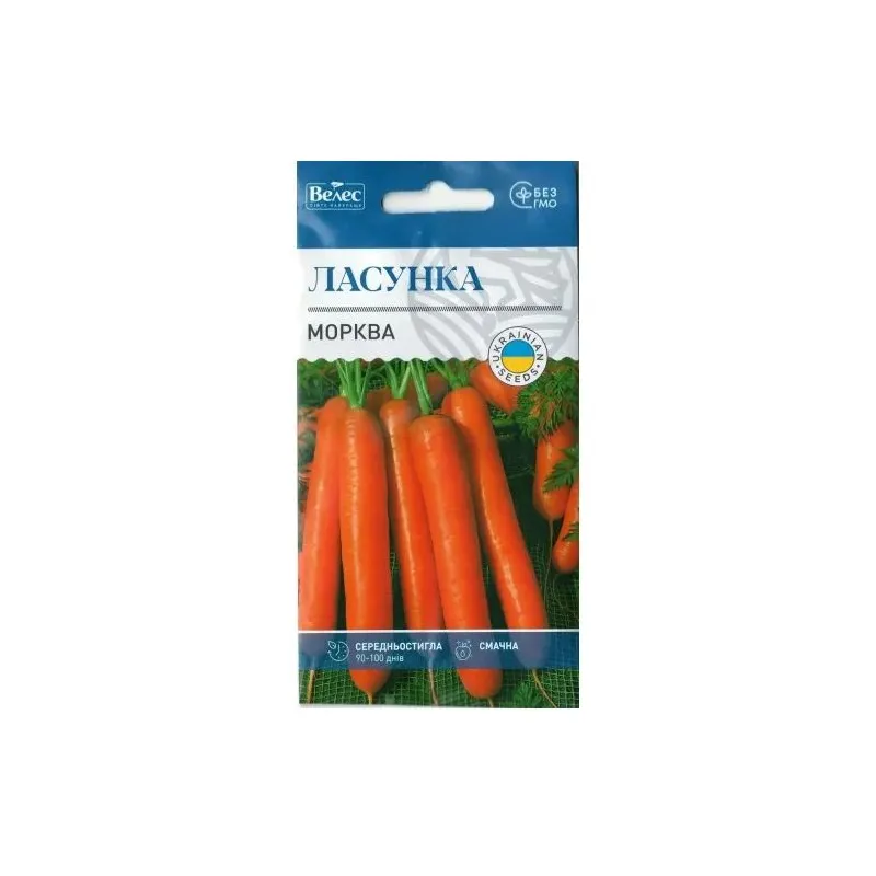 Морква Ласунка 3гр 100211 Велес 