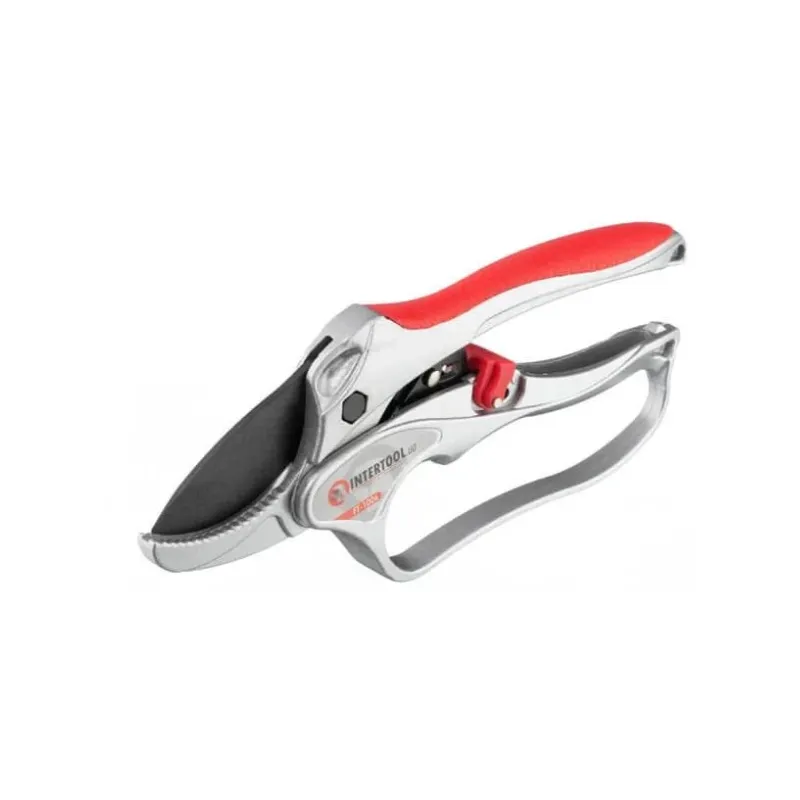 Секатор FT 1006  180 мм з храповим механізмом 9418 INTERTOOL 