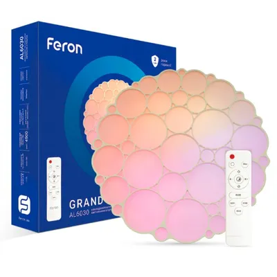 Світильник накладний SMART Al 6030 60 Вт  RGB, 4500 Лм, 50 см 0543 Feron