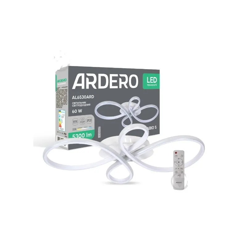 Люстра світлодіодна AL6530ARD 60W білий 6530/41 ARDERO 