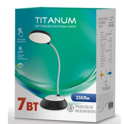 Світильник настільний світлодіодний TLTF-022 7 Вт  акумуляторний 0273 Titanum