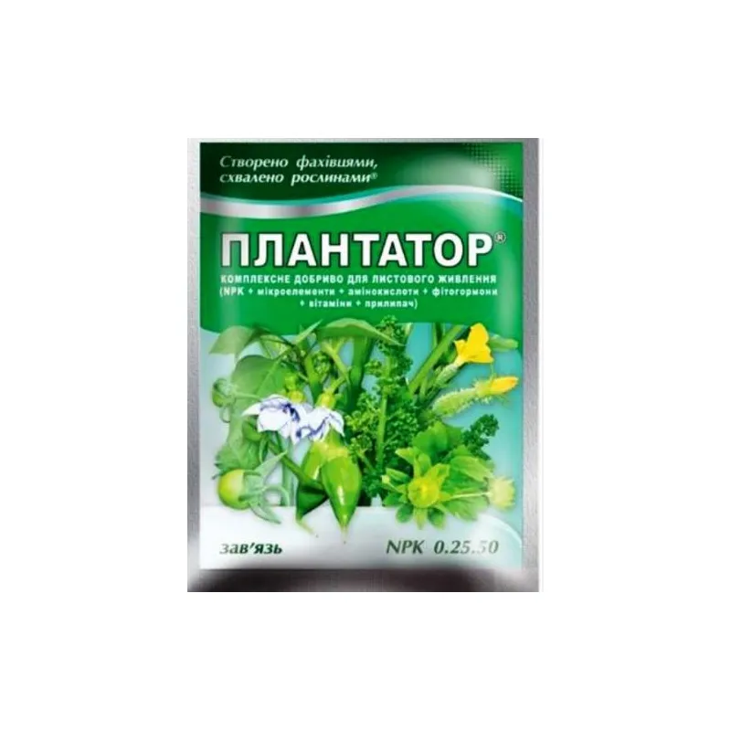Добриво  Плантатор 0.25.50 зав'язь 5882 