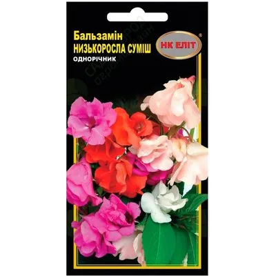 Бальзамін низькоросла суміш однорічна 0,5 г 30654 НК Еліт