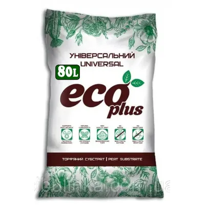 Субстрат універсальний ECO PLUS 80 літрів 1262