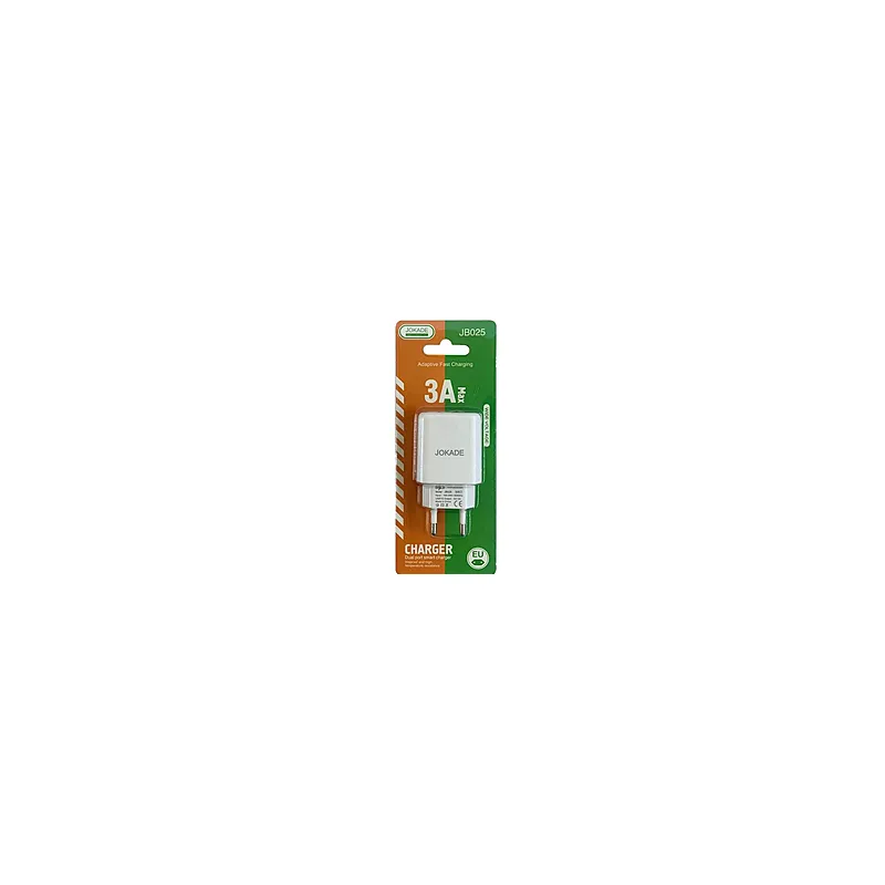Зарядний пристрій мережевий JB025  2USB 3A 5906 