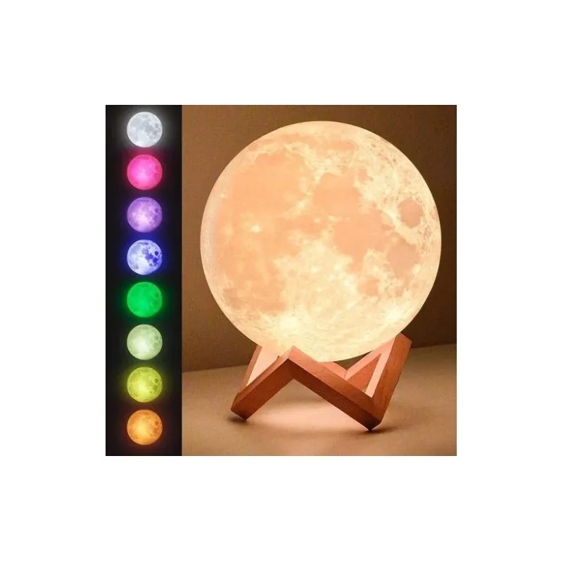 Світильник нічник Moon Місяць 3 Вт RGB 13 см 2087 