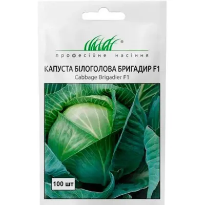 Проф насіння Капуста б/г Бригадир F1,100шт. 10022