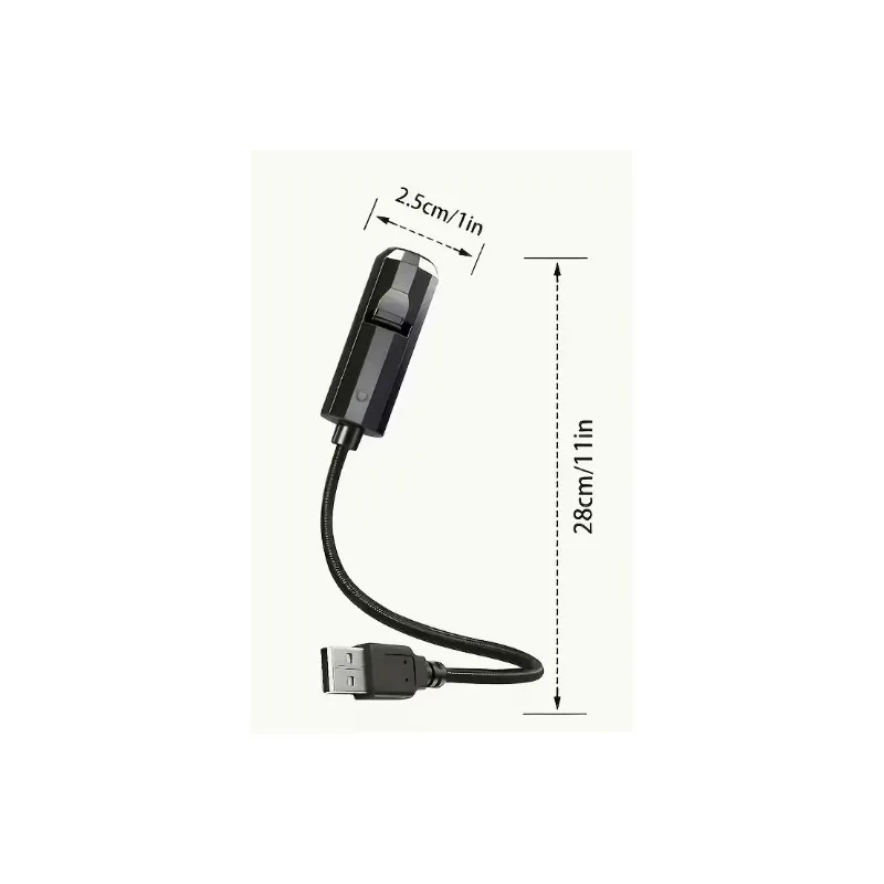 Світильник нічник 5 В, проектор, 6 проекцій, живлення від USB 59950  - фото 5