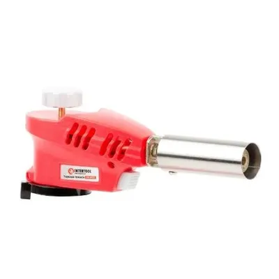 Пальник газовий  GB-0023  з п'єзопідпалом 9514 INTERTOOL