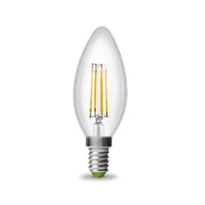 Лампа  світлодіодна свічка 5 Вт Е14 filament  4100К 4486 Vestum