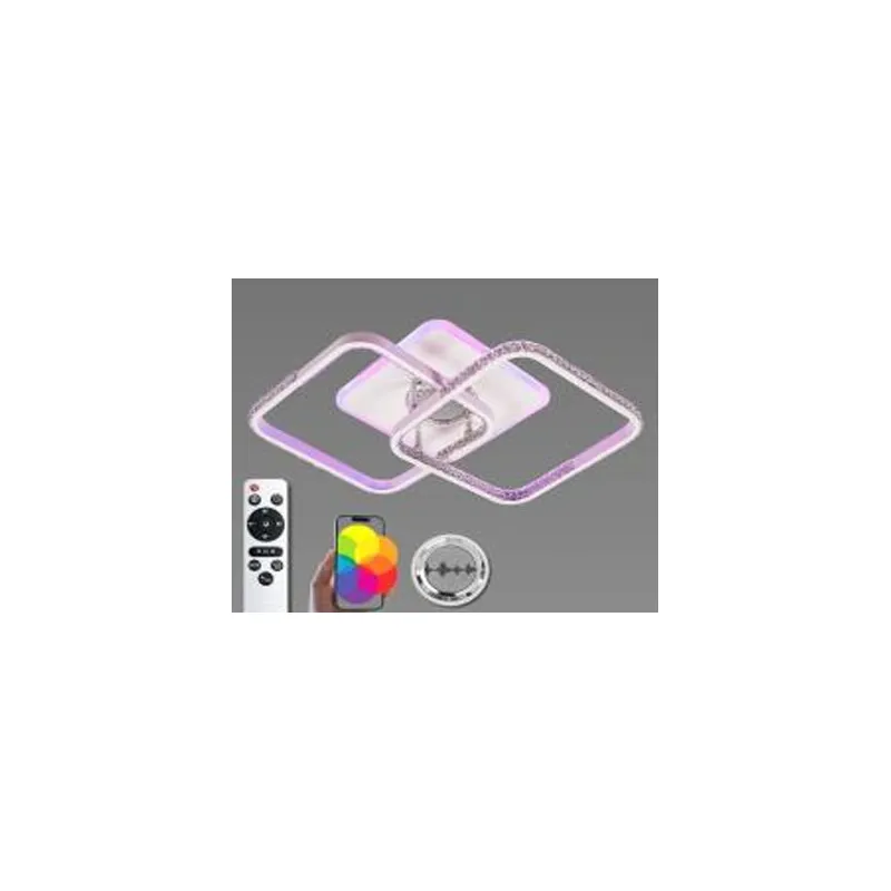 Люстра світлодіодна 49 Вт біла  RGB + музична 1272/2 VALESO 