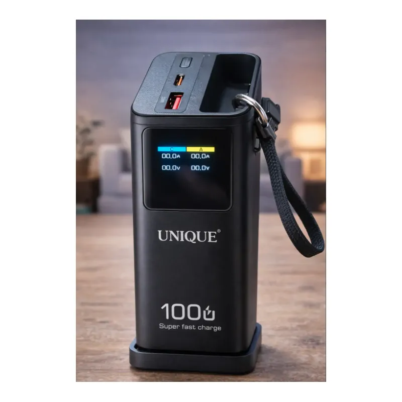 POWER BANK UNIQUE 60000mah  швидка зарядка LED-дисплей п283 