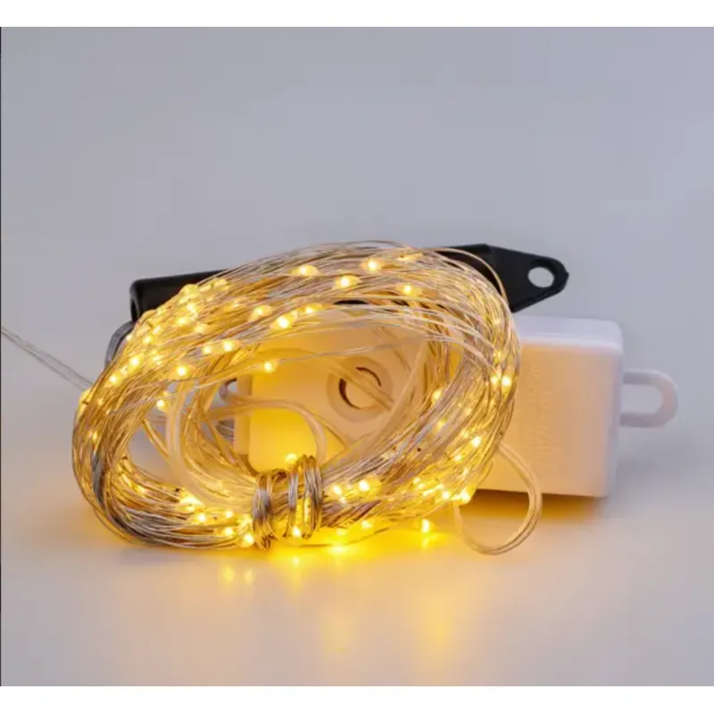Кінський хвіст 600 LED 20 ниток 3 м жовта 10244  - фото 2