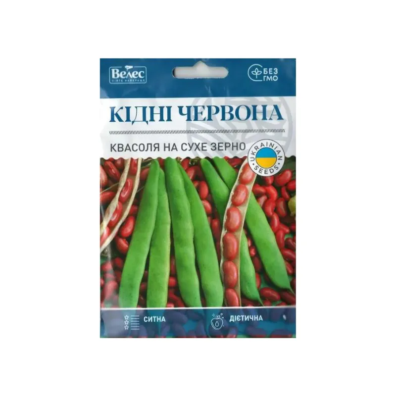 Квасоля на сухе зерно Кідні червона 20 г МАКСІ 99666 Велес 