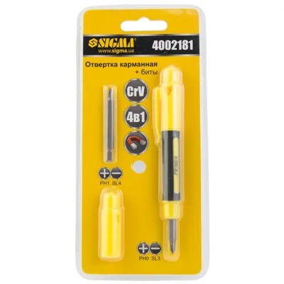 Викрутка кишенькова 4 в 1 5567 Master Tool