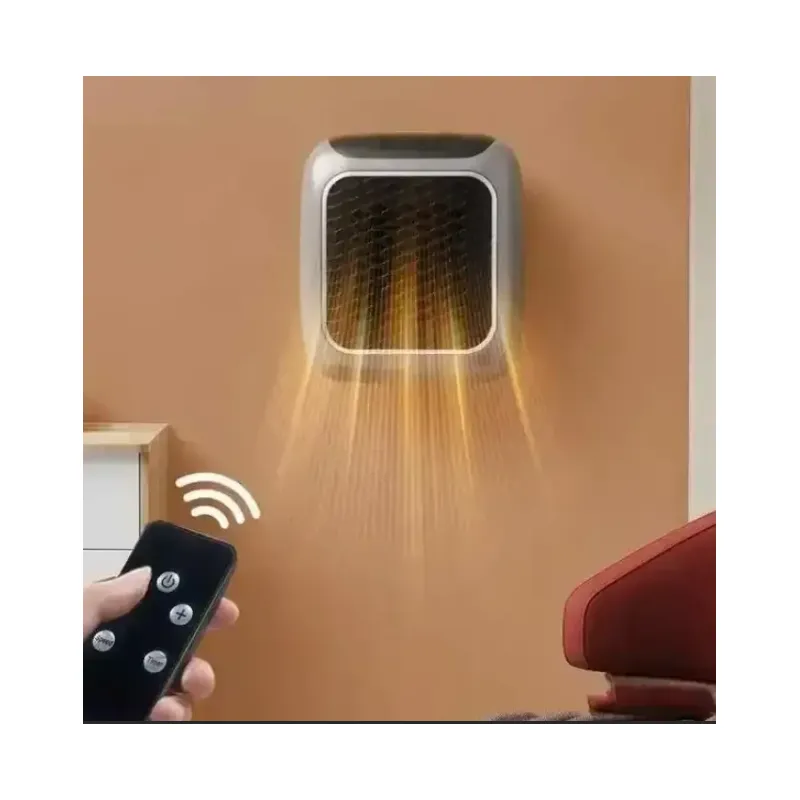 Обігрівач Обігрівач портативний з пультом Heater Turbo 800 Вт Керамічний міні обігрівач дуйчик від мережі код 10163  - фото 2