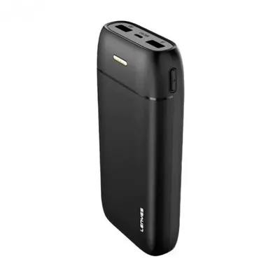 POWER BANK Портативний універсальний акумулятор LENYES PX267 Black 20000mAh 2A 5W USB,Type-C,MicroUSB код 10189