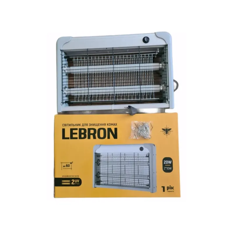 Світильник для знищення комах 2*10 Вт 1946 LEBRON 